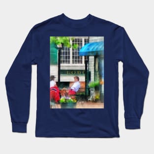 Newport RI - Cafe Long Sleeve T-Shirt